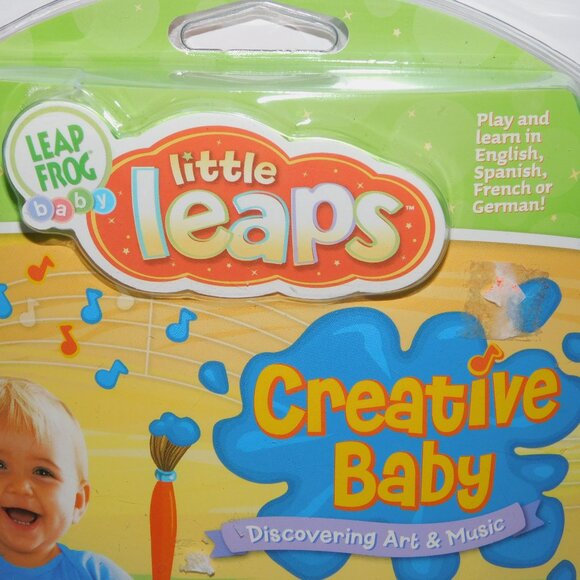 2006 LeapFrog Little Leaps Creative Baby Discovering Art & Music CD New - Picture 3 of 7
